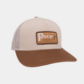 close up photo of tan and burnt orange cactus hat