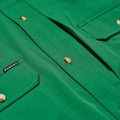 closeup of shirt chest pockets