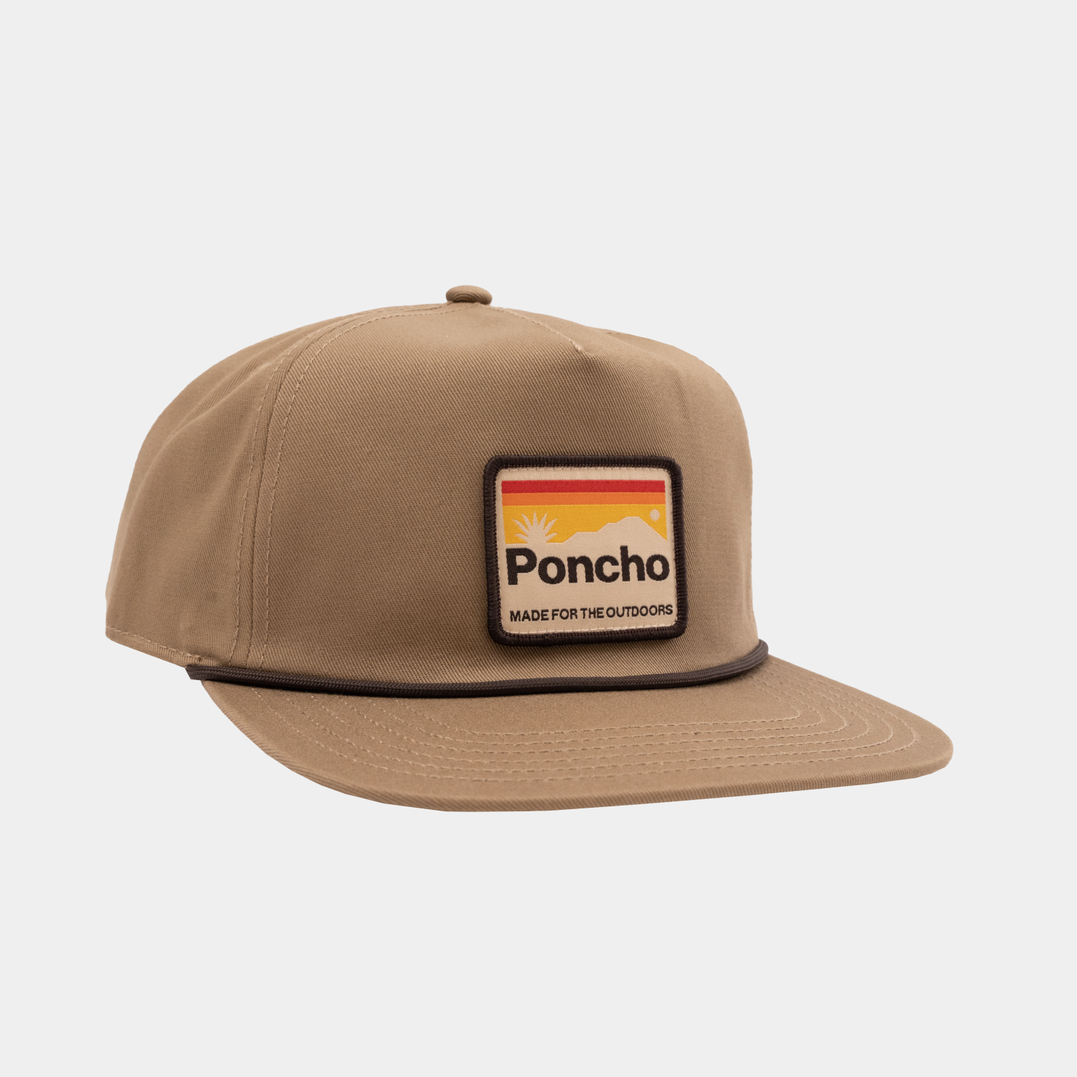 Product photo of tan rope hat