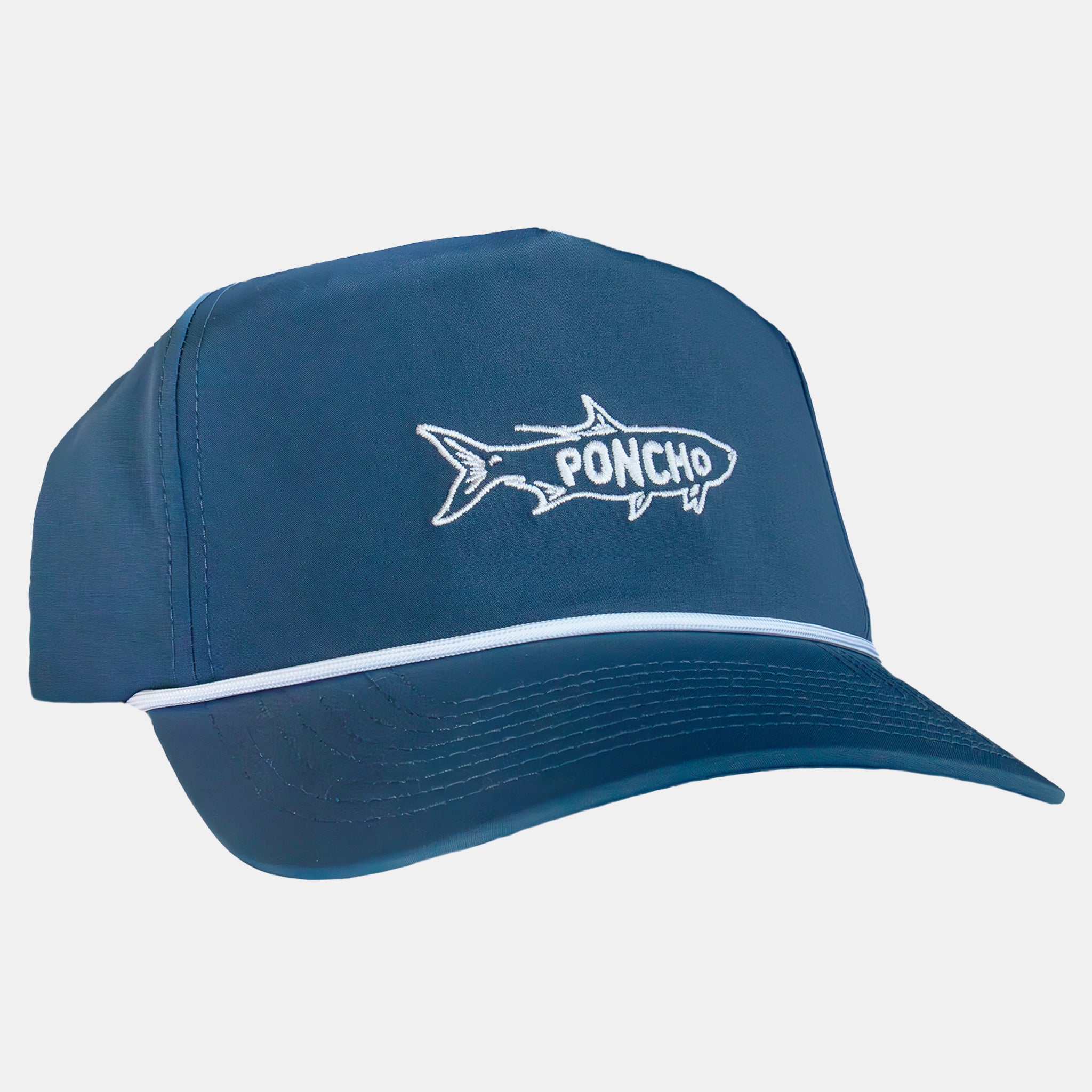 Navy Tarpon Rope Hat – Poncho