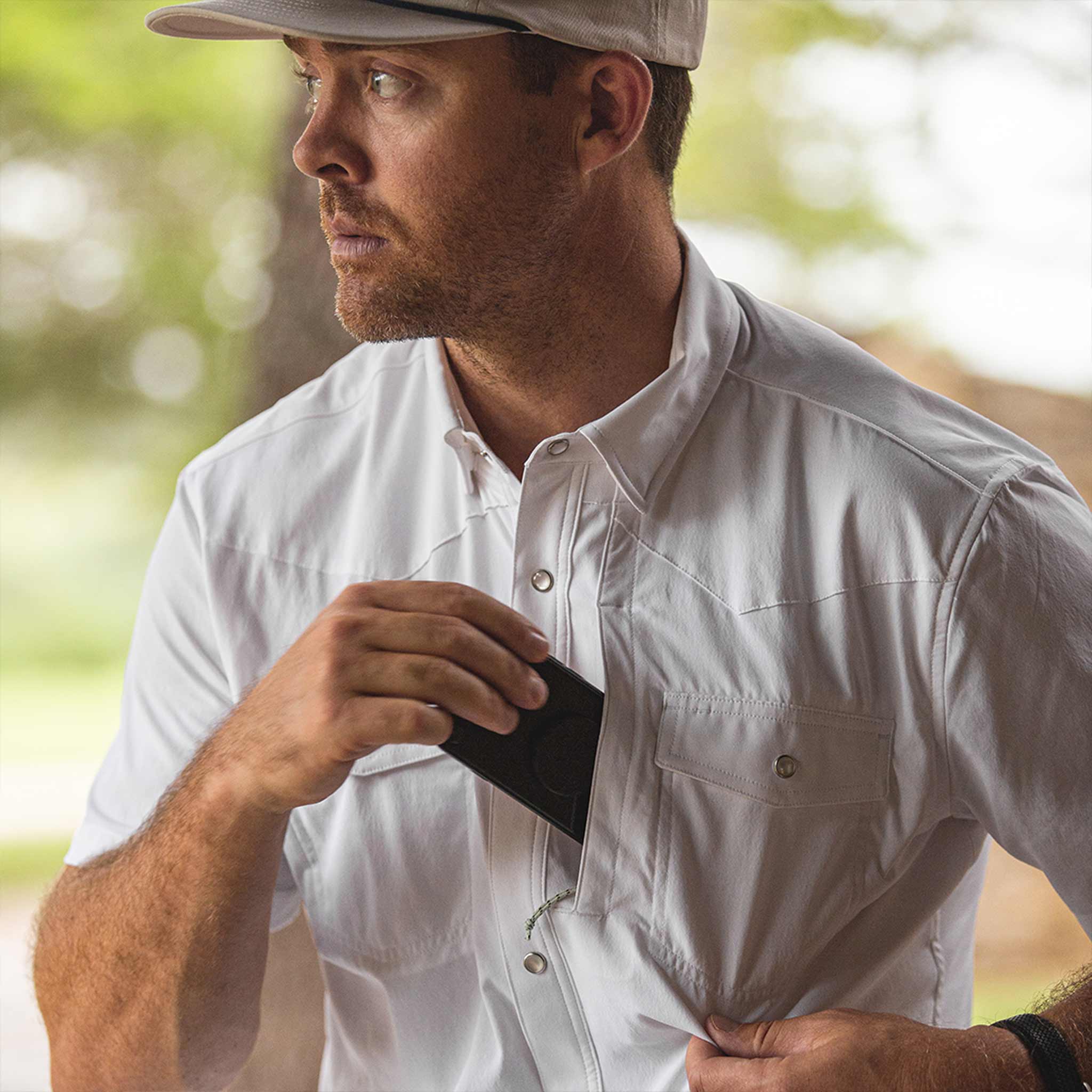 AR Pearl Snap Short Sleeve - Black/Grey – Rock City Outfitters
